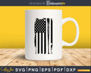 USA Baseball Flag Distressed Grunge SVG digital cutting