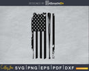 USA Baseball Flag Distressed Grunge SVG digital cutting