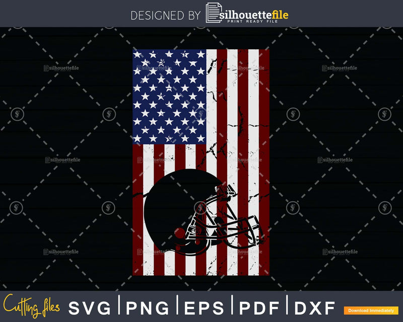 USA Football Flag For An American Team Fan svg png