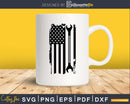 USA mechanic flag with wrench svg png digital cutting files