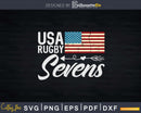 USA Rugby Sevens 7s Proud Fans Of American Team Svg Dxf Cut