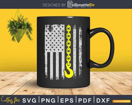 USA Thin Yellow Line Hook Tee Tow Truck Driver Svg Designs