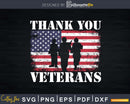 Veterans Day I Wear Red Poppy Flower Thank You American Svg