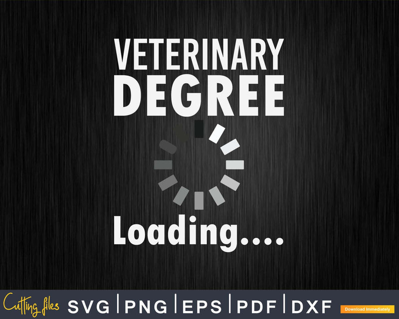 Veterinary Degree Loading Student Technician Svg Png