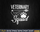 Veterinary Squad Svg Png Graphic T-shirt Designs
