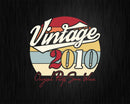 Vintage 12th Birthday 2010 Original Parts Some Wear Svg Png