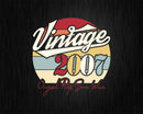 Vintage 15th Birthday 2007 Original Parts Some Wear Svg Png