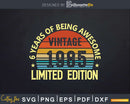 Vintage 1985 36th Birthday Limited Edition Svg T-shirt