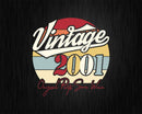 Vintage 21st Birthday 2001 Original Parts Some Wear Svg Png