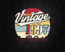Vintage 25th Birthday 1997 Original Parts Some Wear Svg Png