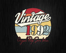 Vintage 30th Birthday 1992 Original Parts Some Wear Svg Png