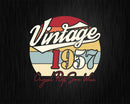 Vintage 65th Birthday 1957 Original Parts Some Wear Svg Png