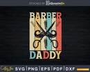 Vintage Barber Shop Daddy Barbers Dad Father’s Day Shirt