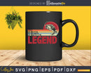 Vintage Bass Fishing Dad Man The Myth Legend Fisherman svg