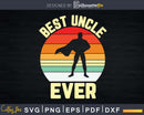 Vintage Best Uncle Ever Superhero Fun Svg Dxf Png Cricut