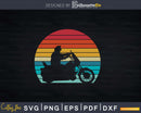 Vintage Biker Retro Motorcycle Silhouette Png Svg Vector