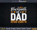 Vintage Blacksmithing Dad Svg Png Dxf Cricut Files