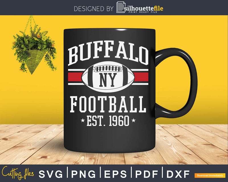 Vintage Buffalo New York NY Football Mafia Sports svg png