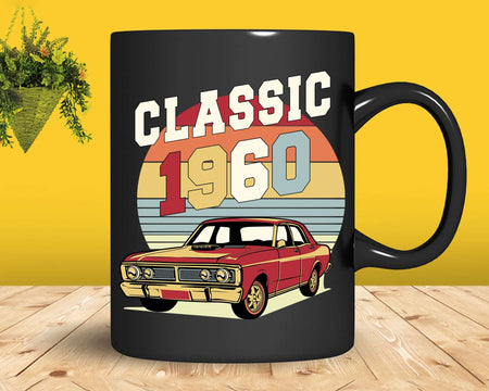Vintage Classic Car 1960 62nd Birthday shirt design
