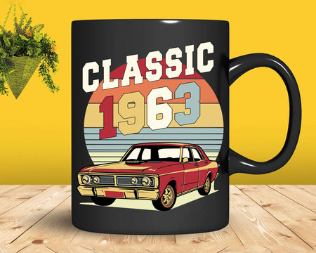 Vintage Classic Car 1963 59th Birthday shirt design