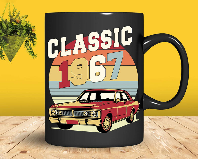 Vintage Classic Car 1967 55th Birthday shirt design
