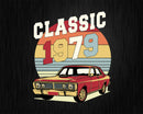 Vintage Classic Car 1979 43rd Birthday Retro t-shirt design