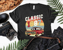 Vintage Classic Car 1987 35th Birthday Svg Retro T-shirt