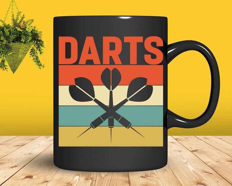 Vintage Darts Board Sports Bar Svg Png T-shirt Design