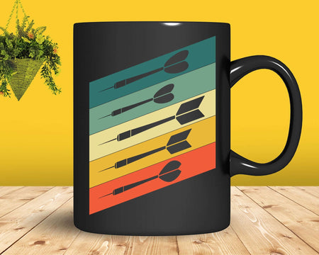 Vintage Darts Player Svg Png T-shirt Design