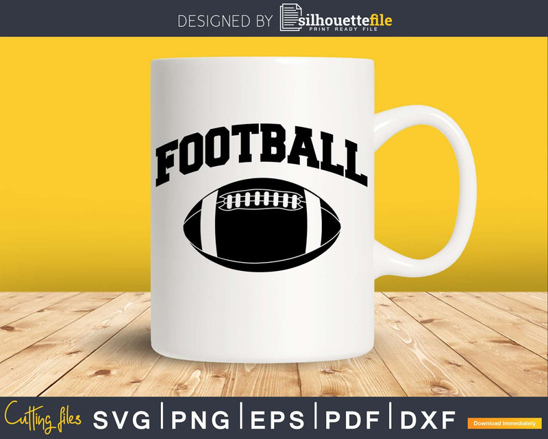 Vintage Football Player svg dxf cutting cut digital files