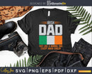 Vintage Irish Dad Ireland Flag Design For Father’s Day