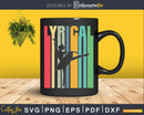 Vintage Lyrical Ballet Dancer Musical Dance Lover Svg Dxf
