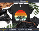 Vintage Mountain Biking Outdoor Retro Design Bike svg