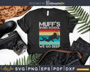 Vintage Muff’s Diving School We Go Deep Funny Svg Png