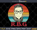 Vintage Notorious RBG Ruth Bader Ginsburg Svg Printable cut