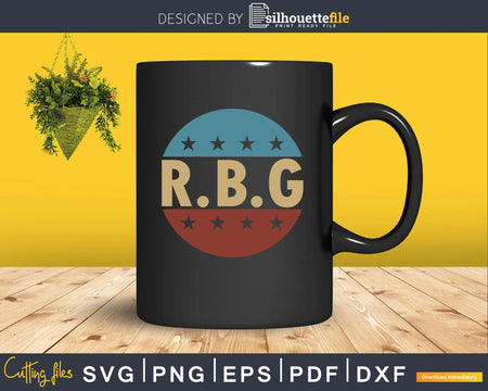 Vintage Notorious RBG svg Ruth Bader Ginsburg Fan cricut