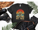 Vintage Pitbull Resting Pit Face Funny Lovers svg png