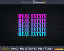 Vintage Realtor Retro Real Estate Svg Dxf Cut Files