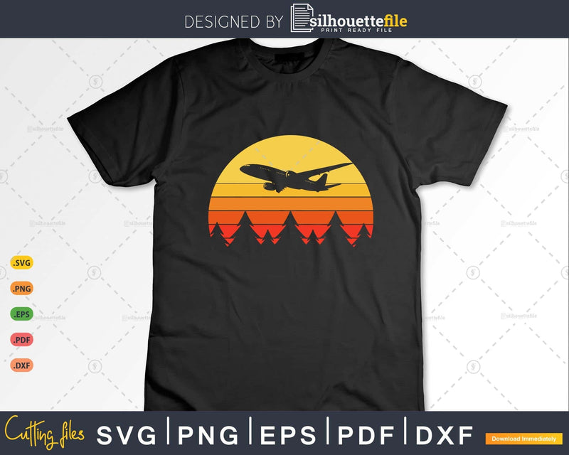 Vintage Retro Airplane Pilot