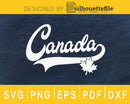 Vintage Retro Canada svg cricut digital cutting files