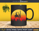 Vintage Retro Forklift Operator Svg Png Cricut Cut Files