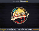 Vintage Retro Funny Papa like a Grandpa Svg Dxf Instant
