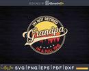 Vintage Retro I’m not retired a full time Grandpa Svg
