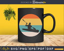 Vintage Retro Kayak Svg Dxf Cut Files