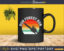 Vintage Retro Run Forest Lumberjack Chainsaw Svg Cricut