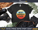 Vintage Retro Style Best Barber Ever Shirt Svg Png Cricut