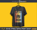 Vintage retro style class of 2020 Graduation svg cricut cut