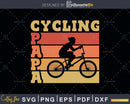 Vintage Retro Style Cycling Papa svg cricut printable cut