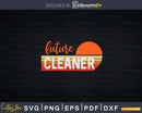 Vintage Retro Style Future Cleaner Shirt Svg Files