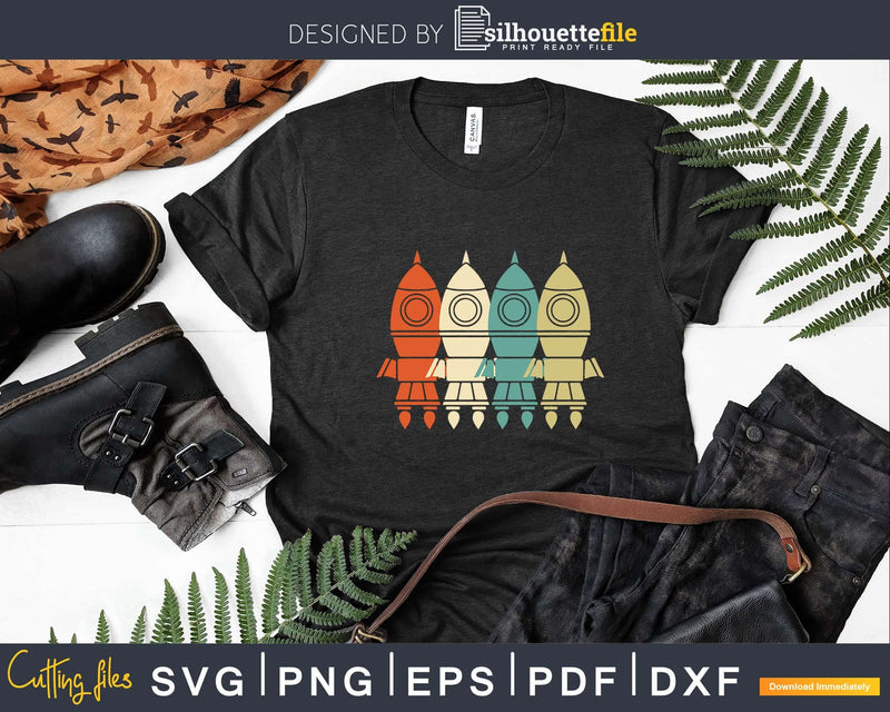 Vintage Rocket Scientist Aerospace Engineering Svg Png